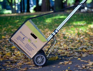 Smart Legal delivery cart with document box